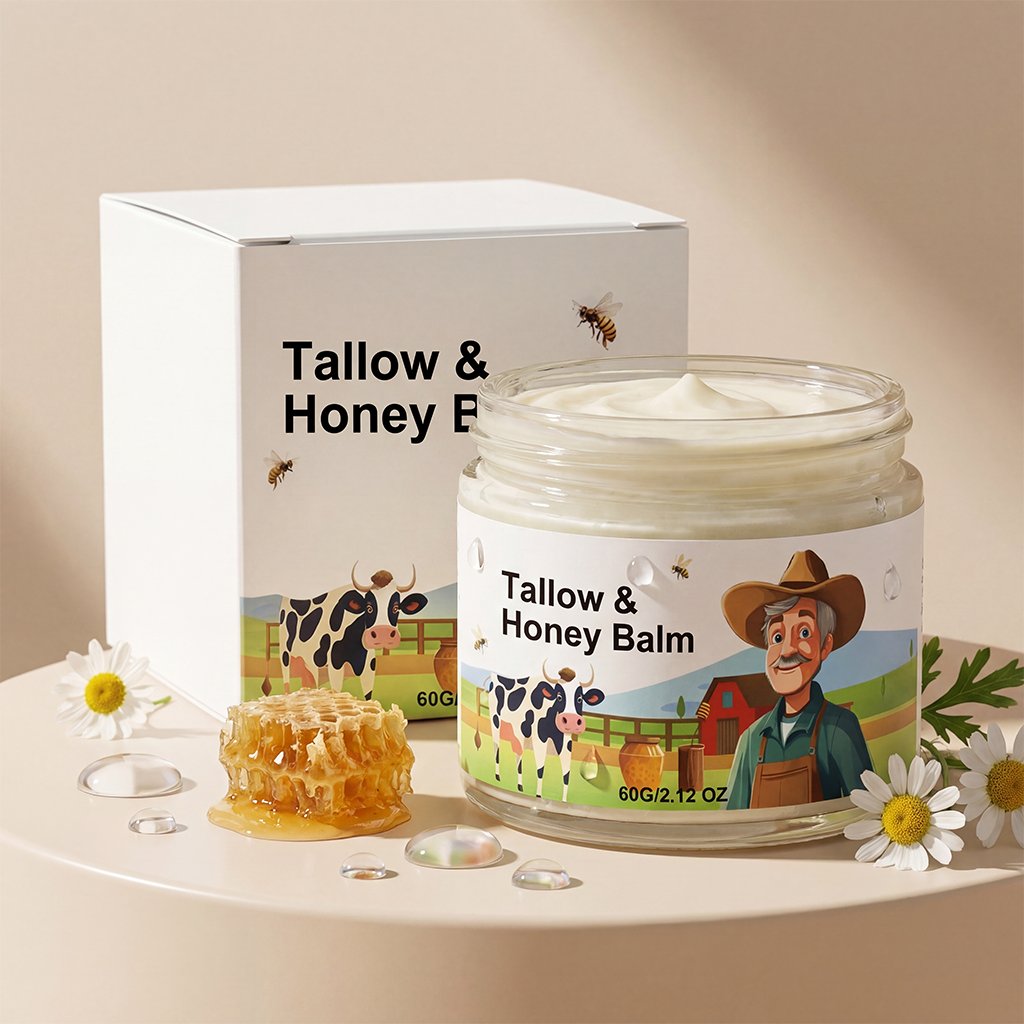 Tallow and Honey Face Cream — Rich Nourishing Balm